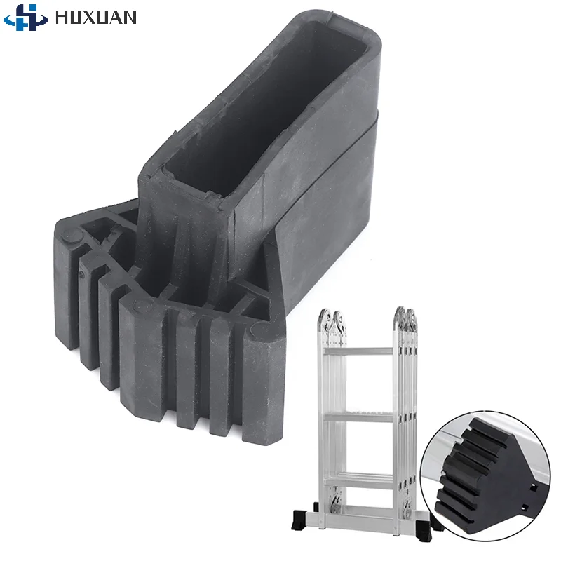 1/4Pcs Ladder Foot Cover Exquisite Durable Multi-function Folding Ladder Fan-shaped Foot Cover Anti-slip Mat