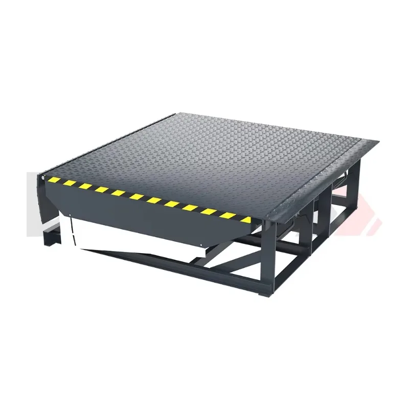 Hydraulic 10 Ton Carbon Steel Lift Platform Loading Dock Loading Ramp Stationary Pit Leveller