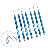 Ophthalmic hook Phaco Chopper hook Double Eyelid tool Titanium Pet surgical Instrument
