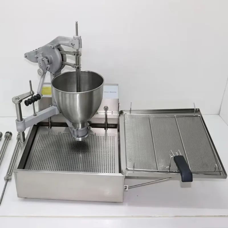 Automatic Doughnut Making Machine Mini Donut Maker With Fryer Fried Large Doughnut Make Machine