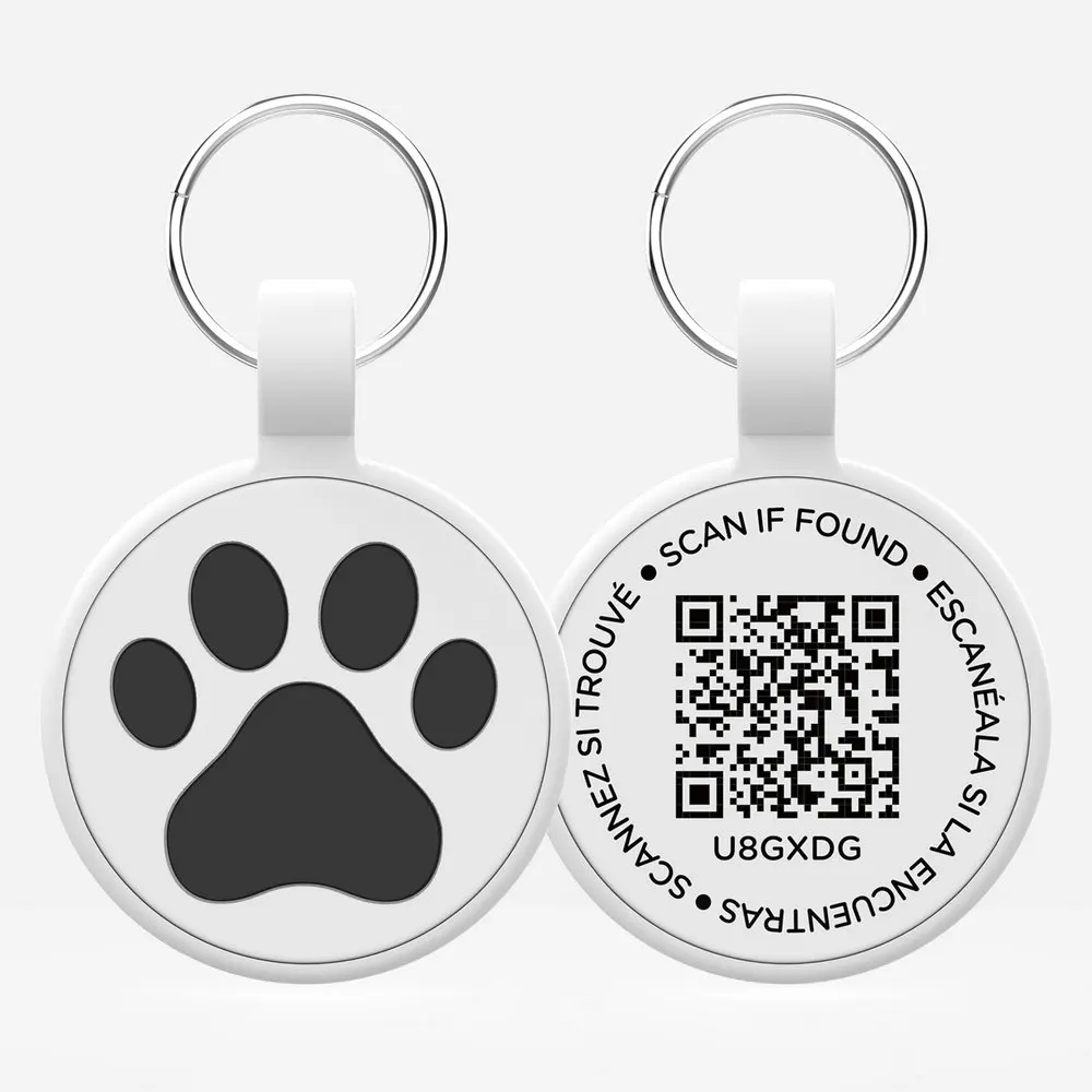 

Custom Cheap Durable QR Code Pet Dog ID Tag with APP or URL link