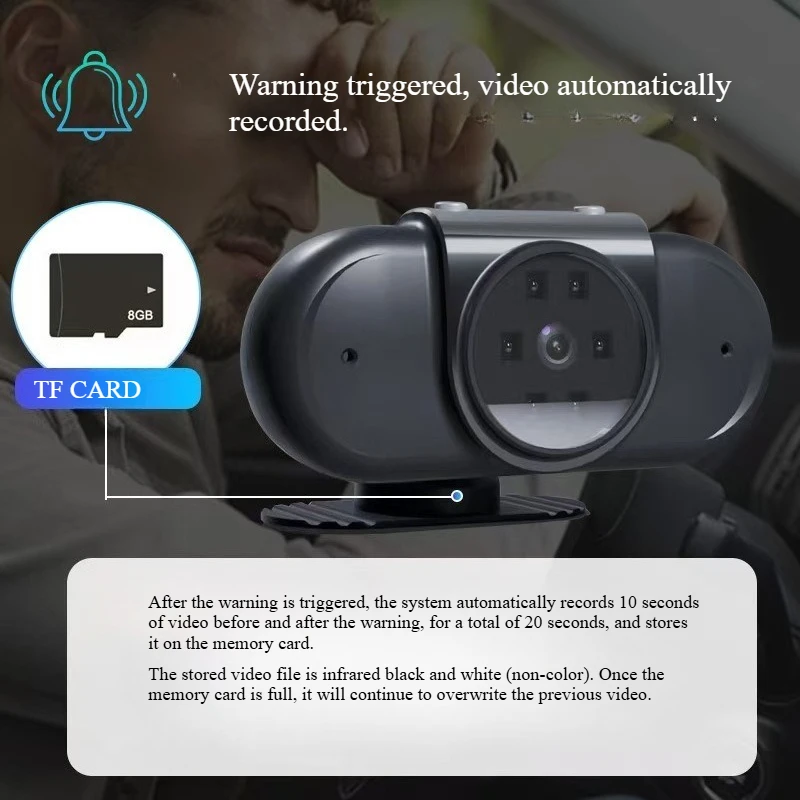 hot sale car Sleepy Reminder Preventing fatigued driving Camera With ADAS Intelligent facial recognition (GPS function optinal)