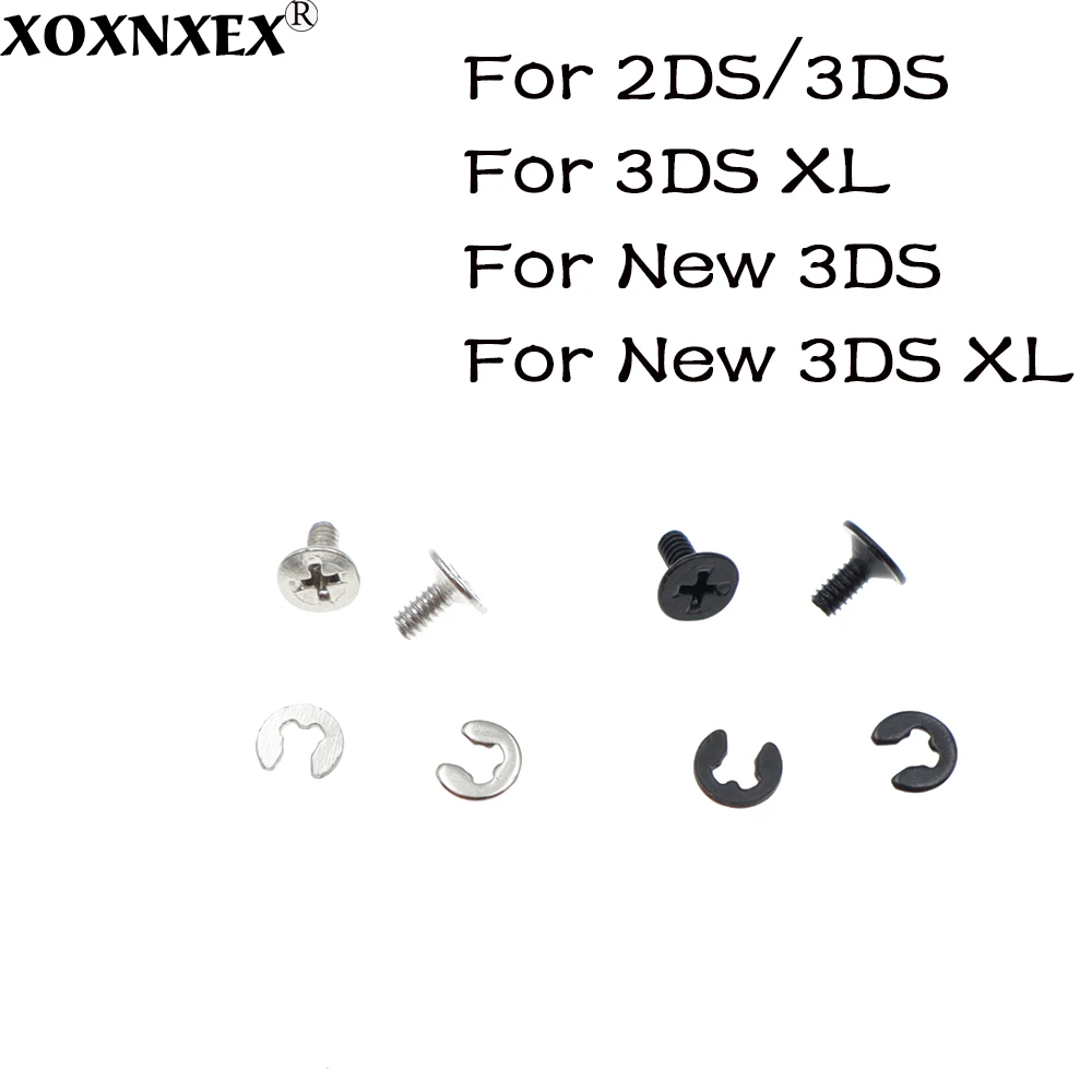 

1set For 2DS 3DS LL XL New 3DS 3DSLL 3DSXL Battery Back Cover Screw Shell Screws Mount Repair Secure Screw Kit