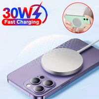 Original Magnetic Wireless Charger 30W Fast Charging Device For iPhone 16 15 14 13 Pro Max Mini USB C 8 Plus XR X XS MAX Airpods