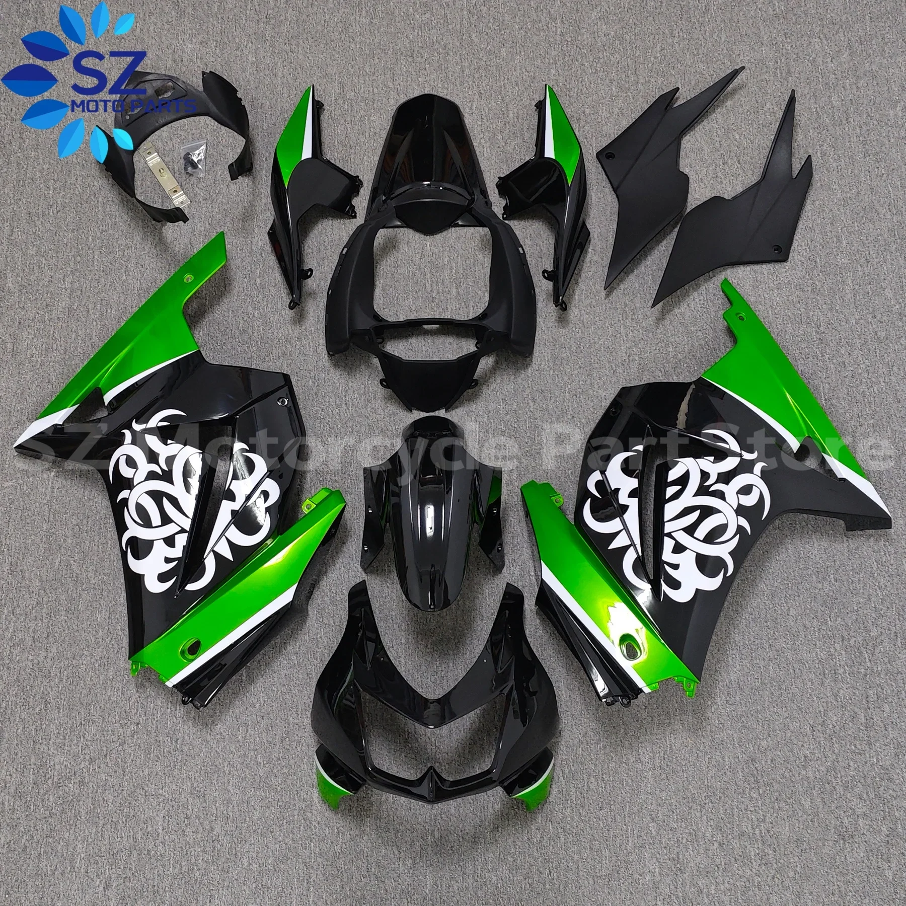 

Motorcycle Fairing Kit fits Ninja 250 2008 2009 2010 2011 2012 ZX250 EX250 08 09 10 11 12 Year fairing motorcycle