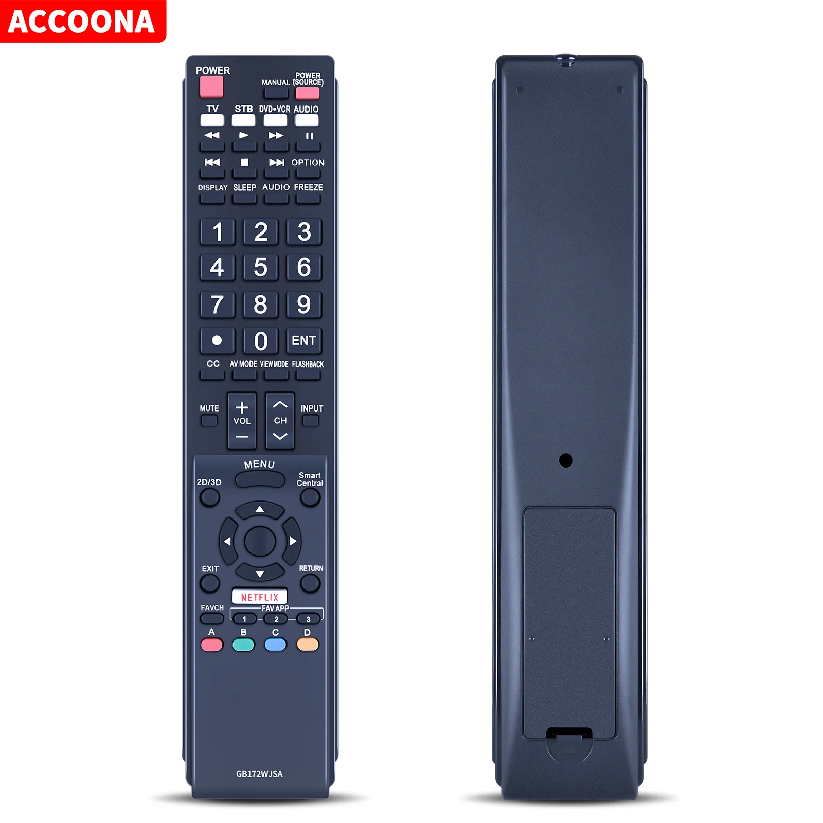 New GB172WJSA Remote Control For Sharp AQUOS TV RRMCGB172WJSA LC-60EQ30U