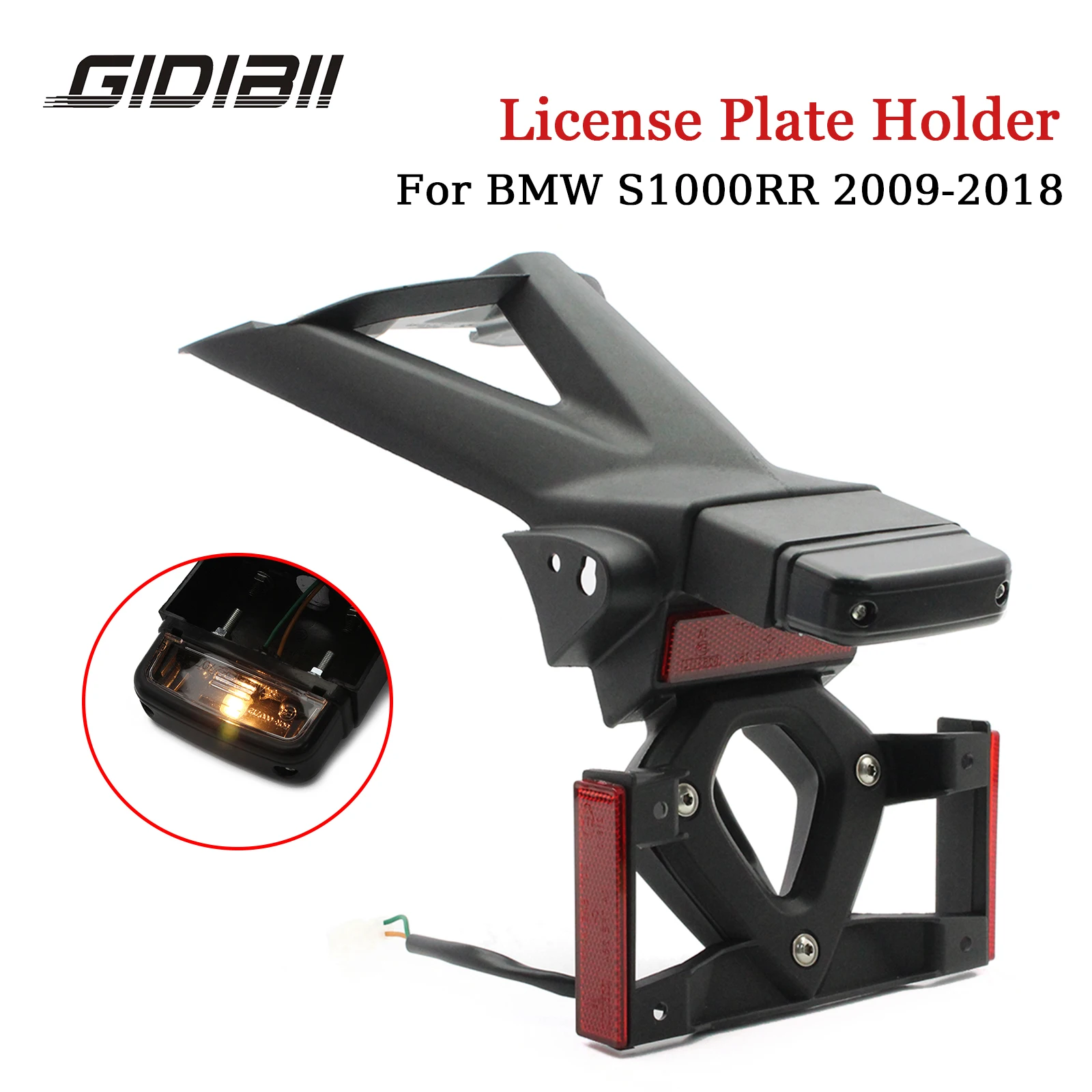 

Rear Motorcycle Mudguard Fender For BMW S1000RR S 1000 RR 2009 2010 2011 2012 2013 2014 2015 2016 2017 2018 License Plate Holder