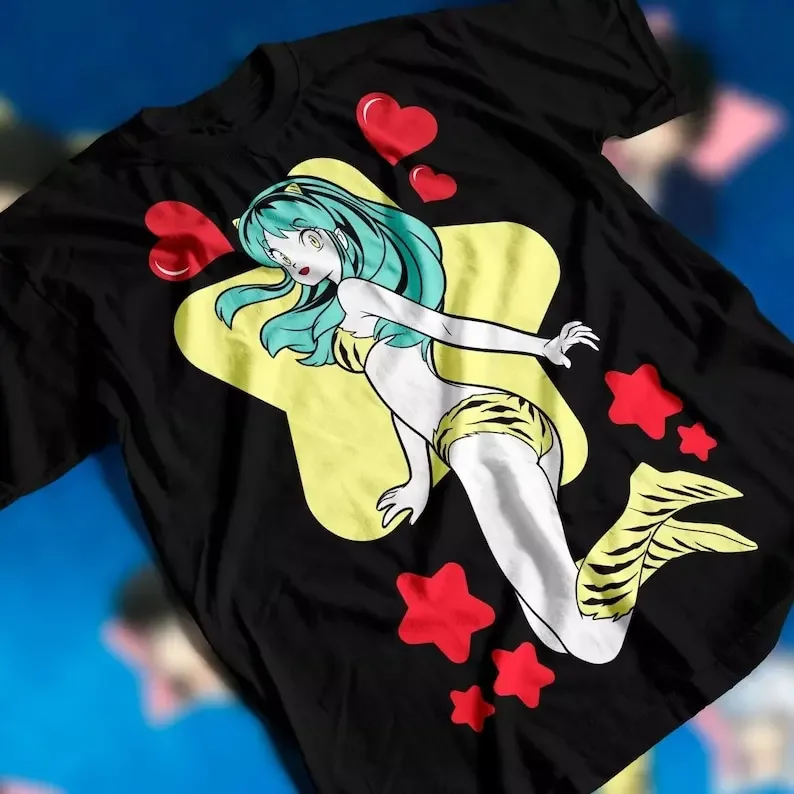 Urusei Yatsura Lum Anime T-Shirt, Retro Manga  Shirt