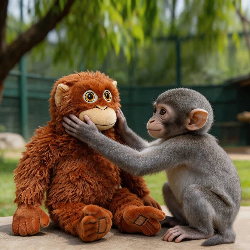 

40/66cm Simulation Monkey Orangutan Doll Cartoon Gorilla Plush Toy Chimpanzees Monkey Soft Stuffed Doll Room Decor Kid Gift