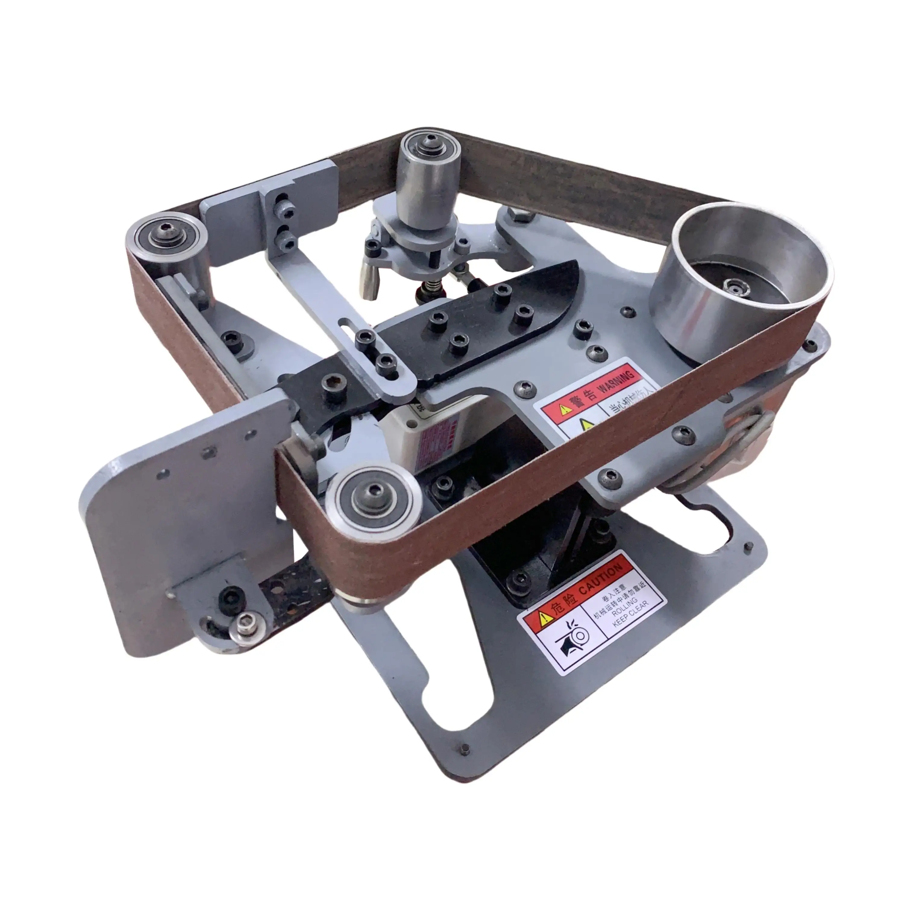 Brushless Belt Sander Compact Vertical/Horizontal with Angle Adjustment and V-Groove Cutting
