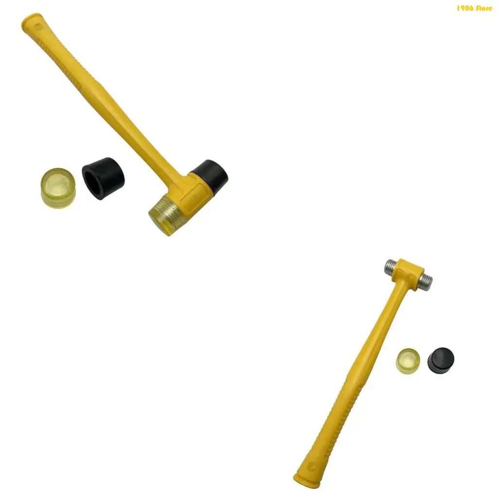 U1JB Versatile Soft Mallet Plastic Hammer Ergonomic Handle Rubber Hammer Soft Mallet Essential for Various Applications