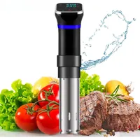 S012 Sous Vide 1100W Slow Cooker, Immersion Circulator, Ultra-Quiet Fast-Heating With Big Touchscreen Accurate Temperature