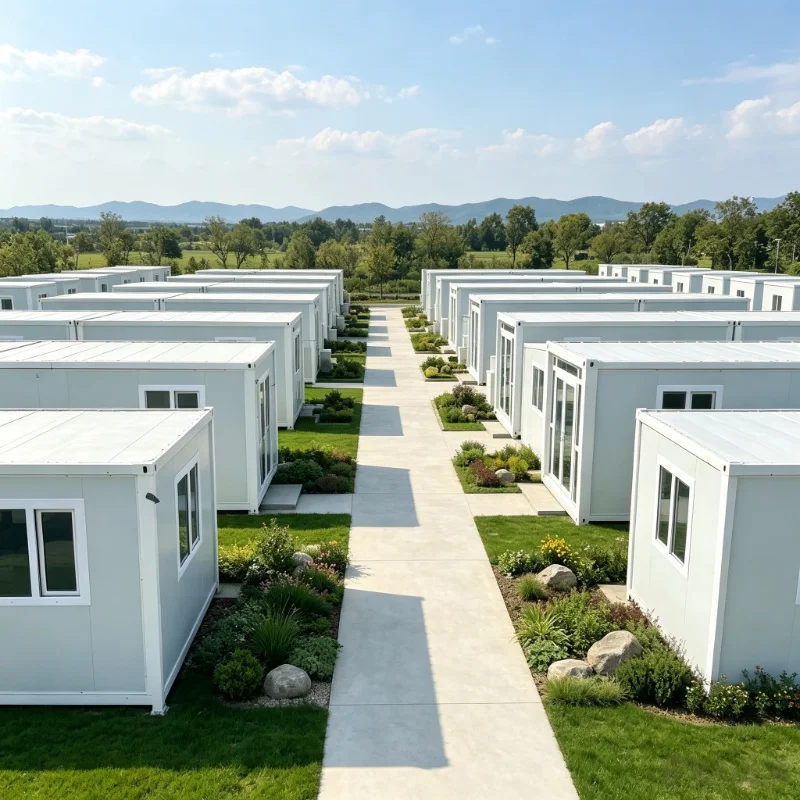 Customized Expandable Container House Prefab Home for Labor Camp Accommodation and Workers Dormitory Use