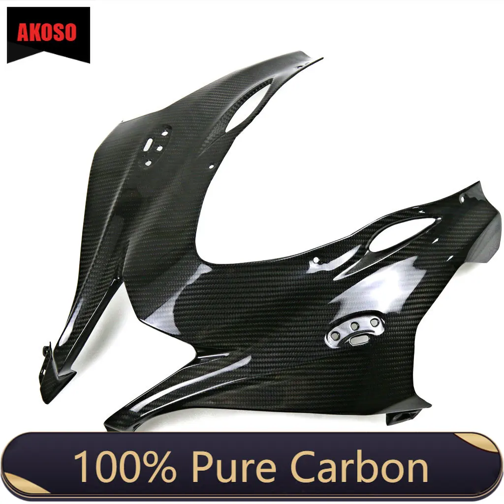 3K Full Dry Carbon Fiber Front Fairings Kit Motorcycle Body kits For Kawasaki  ZX10R 2016 2017 2018 2019 2020 2021 2022