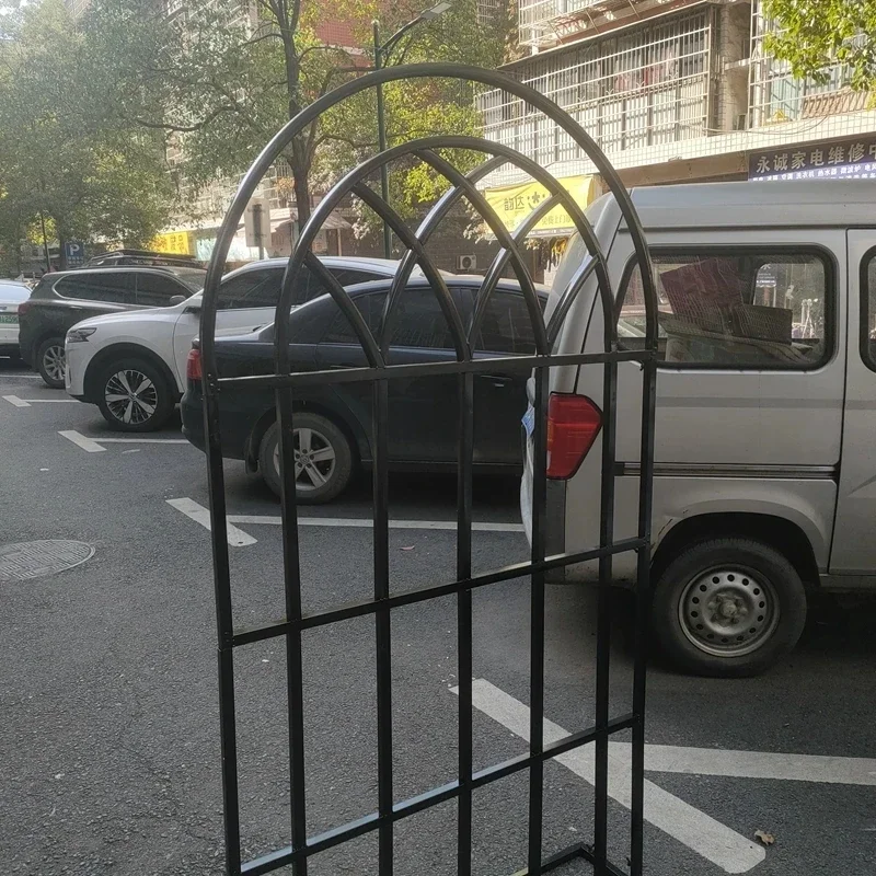 Schwarzer Hochzeitsbogen, Blumenständer, Hintergrunddekoration, Ballonbogen, Dekorationsrahmen für Geburtstagsfeiern – Detail 6