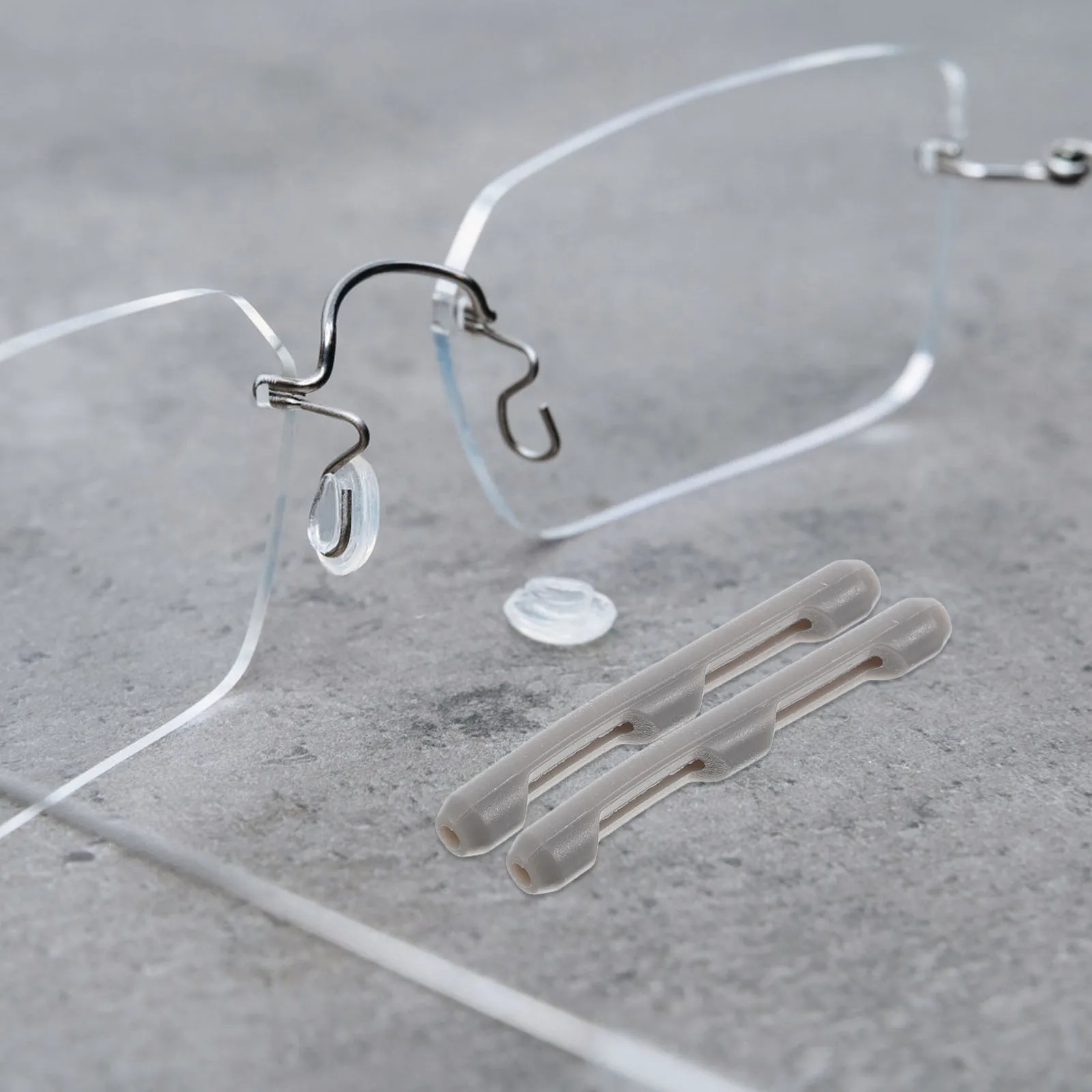 

8pcs Glasses Arm Tip Covers Soft Silicone Non Slip Comfortable Eyeglass Temple Sleeves Ear Grips Glasses Accessories