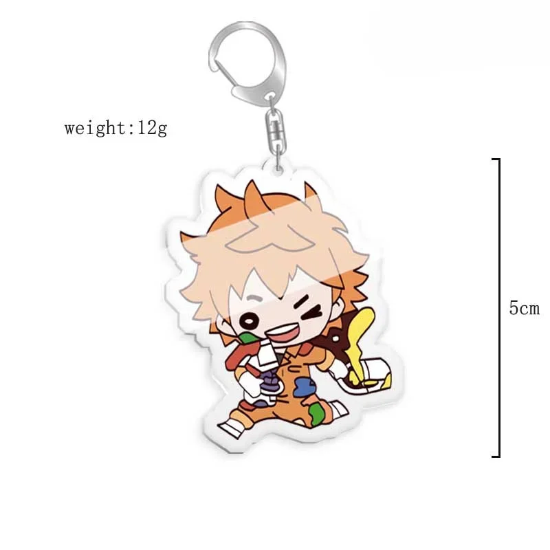 

Anime Haikyuu!! Cosplay Backpack Decoration Pendant Cute Acrylic Accessory Xmas Birthday Gift Small Cartoon Student Keychain