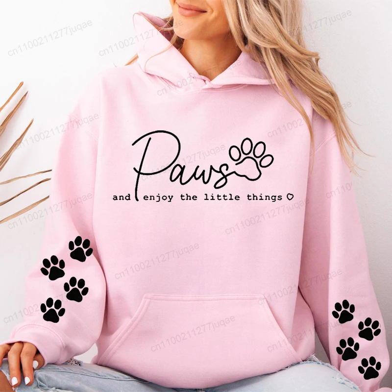 Poten en geniet van de kleine dingen Grappige hoodies Street chic Damesmode Sweatshirts Casual mode Sportkleding shirt met capuchon Tops