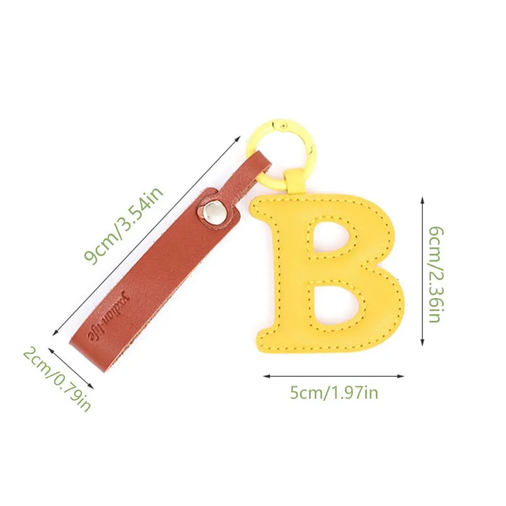 مفاتيح منظم بولي PU 26 حرف مفتاح سلسلة حلقة رئيسية الأعمال الأبجدية مفتاح السيارة مشبك حقيبة سحر الخصر مشبك حامل مفتاح الأعمال رجل #5