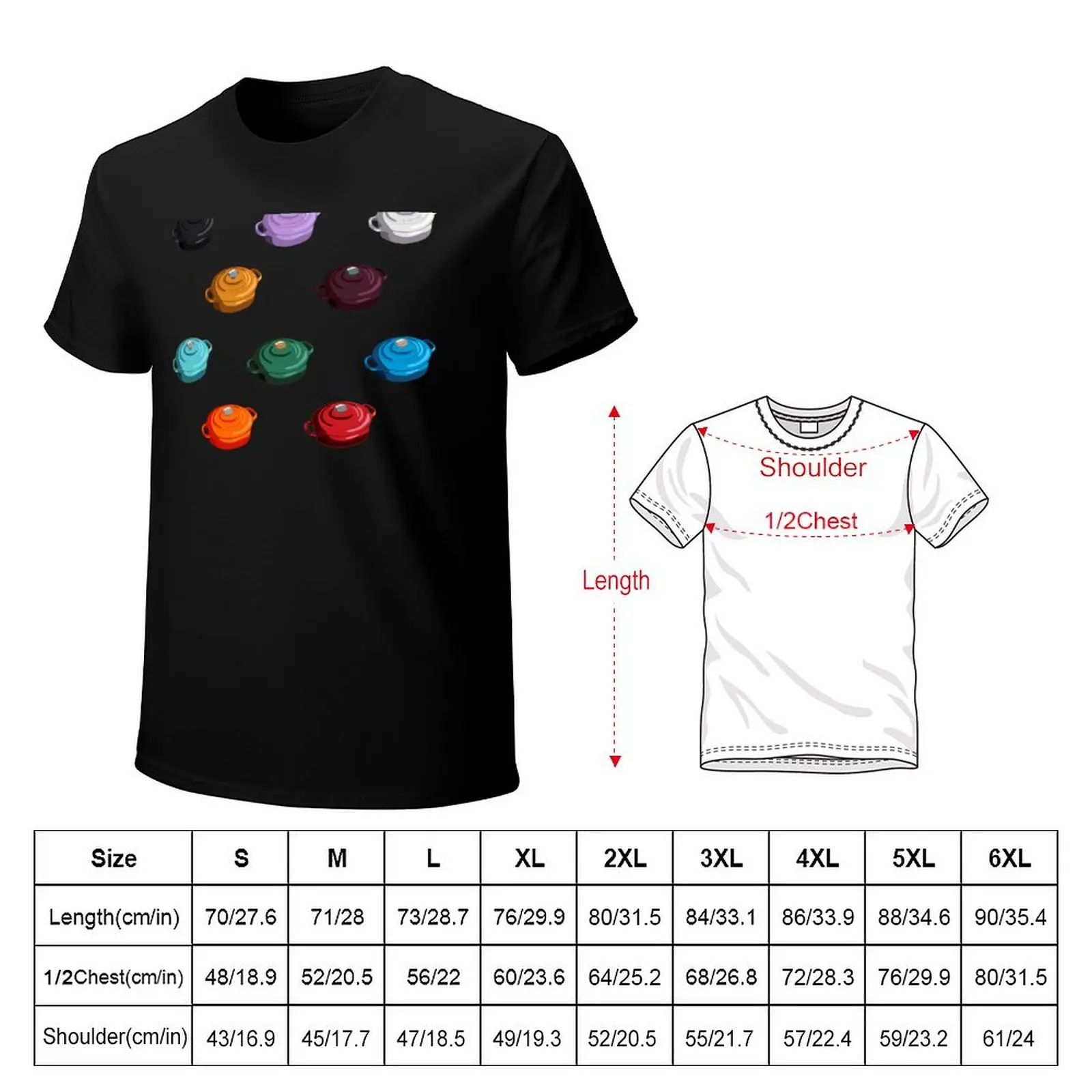 Le Creuset Mini Sticker Pack T-Shirt funny t shirts man T-Shirt