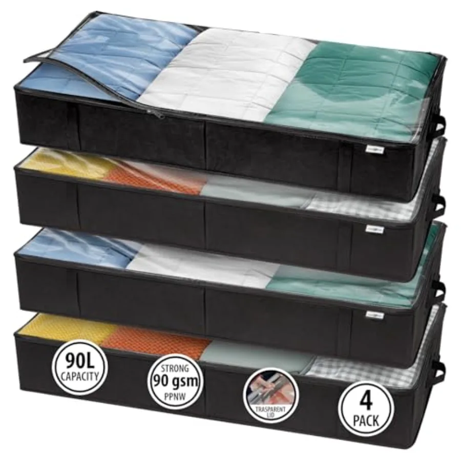 

Closet Organizers and Storage - Maximize Space with Under Bed Storage Containers and Clothes Storage - Ideal Closet Organizer,