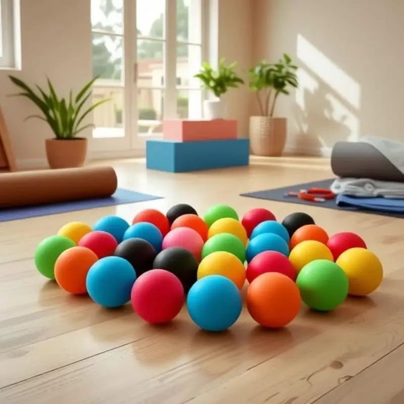 Mini-Silikon-Faszienball, tragbares Triggerpunkt-Massagegerät zur Linderung von Muskelverspannungen in Rücken und Füßen, geeignet für Büro, Ruhetempo, Yoga und Fitness. – Detail 1