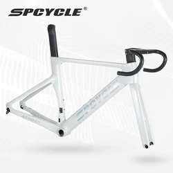 Spcycle R065 Road Bicycle Carbon Frameset Full Hidden Cable Disc Brake Aero Carbon Road Brake Frame