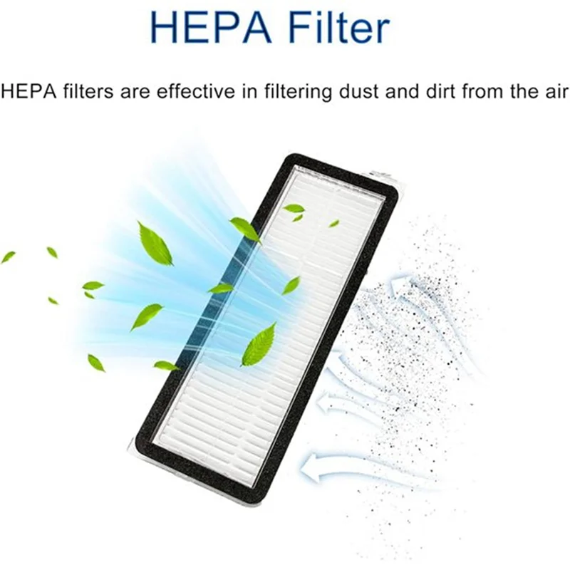 ABVI-52PCS Parti di ricambio per Roborock Qrevo Curv /P20 Pro Accessori per aspirapolvere Spazzole laterali principali Sacchetti per la polvere Mop Pad Filtri