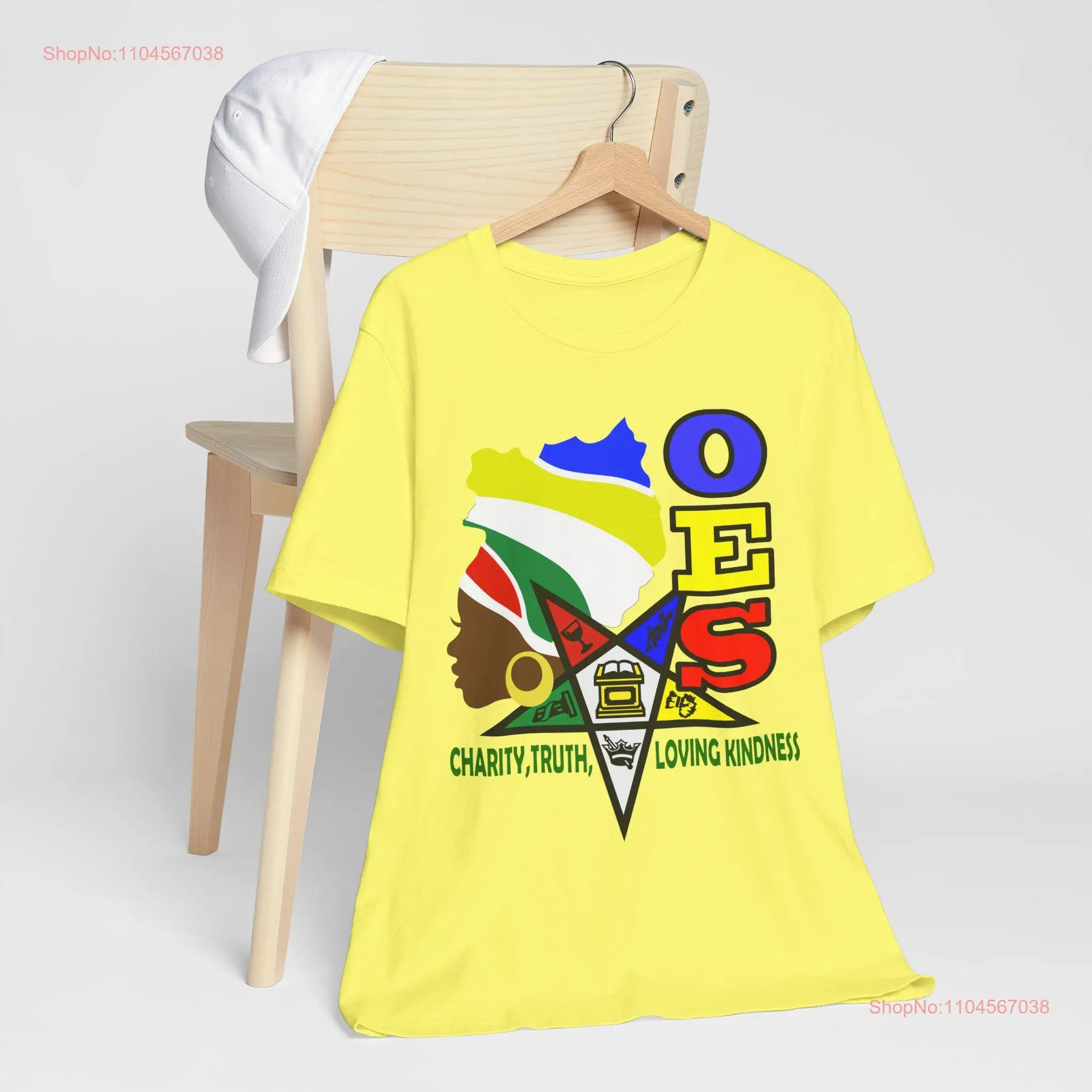 

Order of The Eastern Star T Shirt OES Clothing long or short sleeves