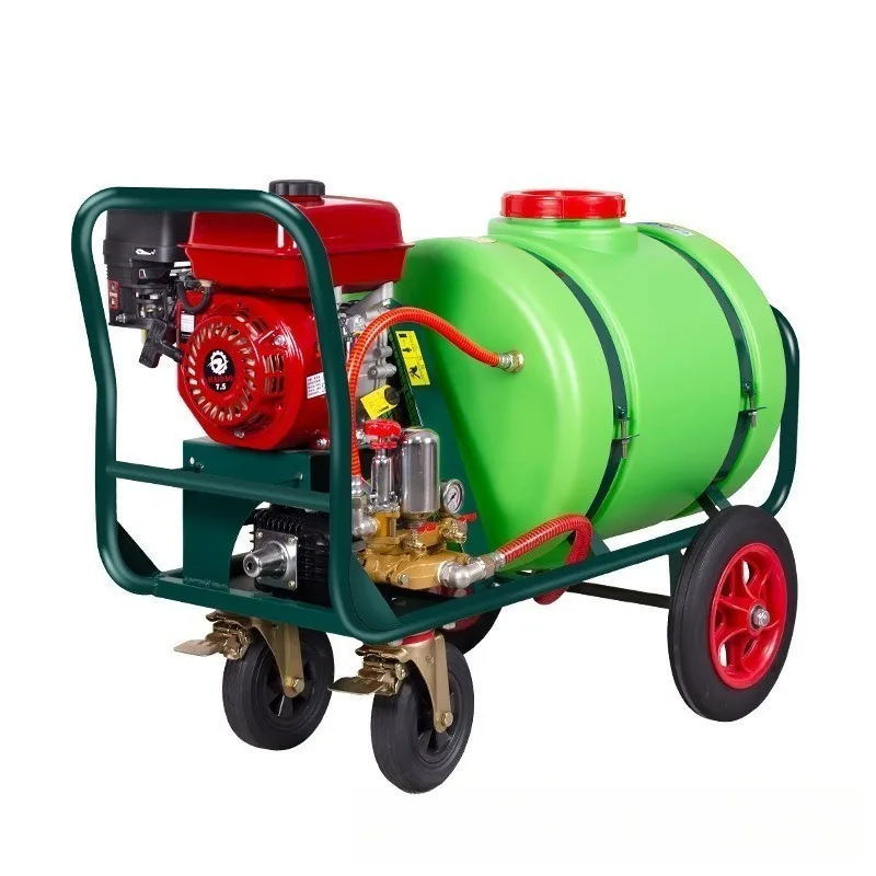 

Hand-pushed diesel agricultural sprayer orchard garden disinfection misting machine