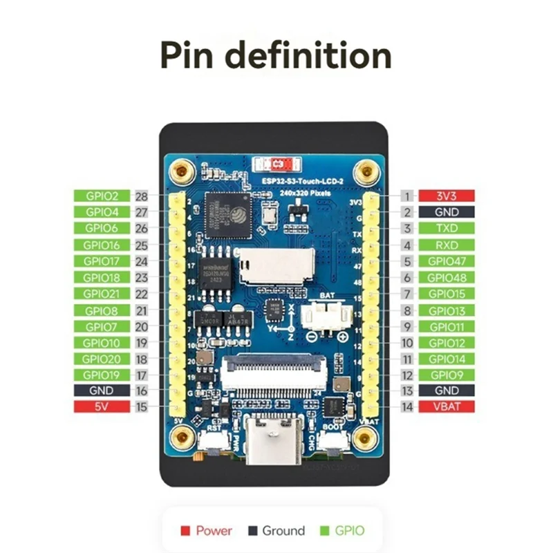 

ESP32-S3 2Inch Display Development Board ESP32 With Display ESP32-S3-Touch-LCD-2