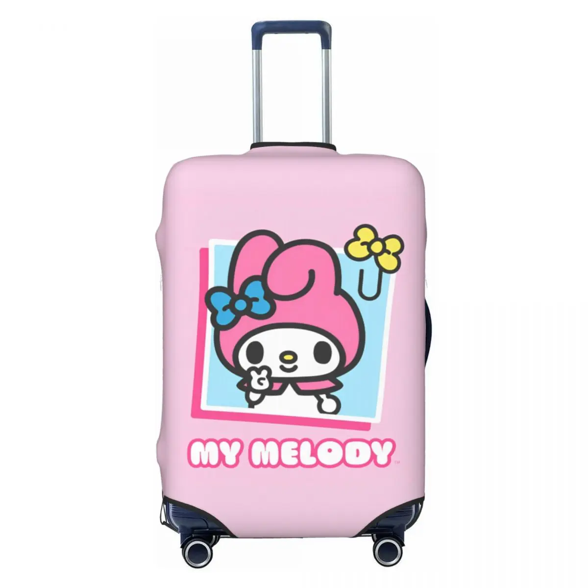 Sanrio My Melody Luggage Covers For Suitcases Travel Suitcase Cover Protector Fit 18-32 Inch Luggage