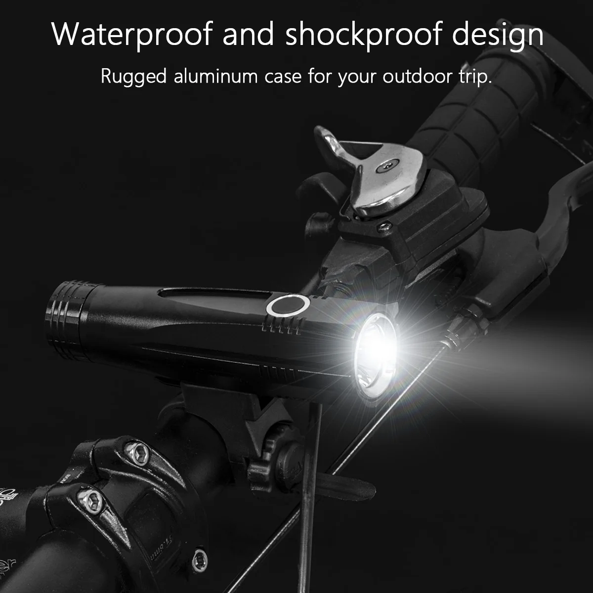 USB Rechargeable Bike Front Bicycle Light  MTB Road Bicycle Headlight LED Cycling Light Aluminum Flashlight Bike Light