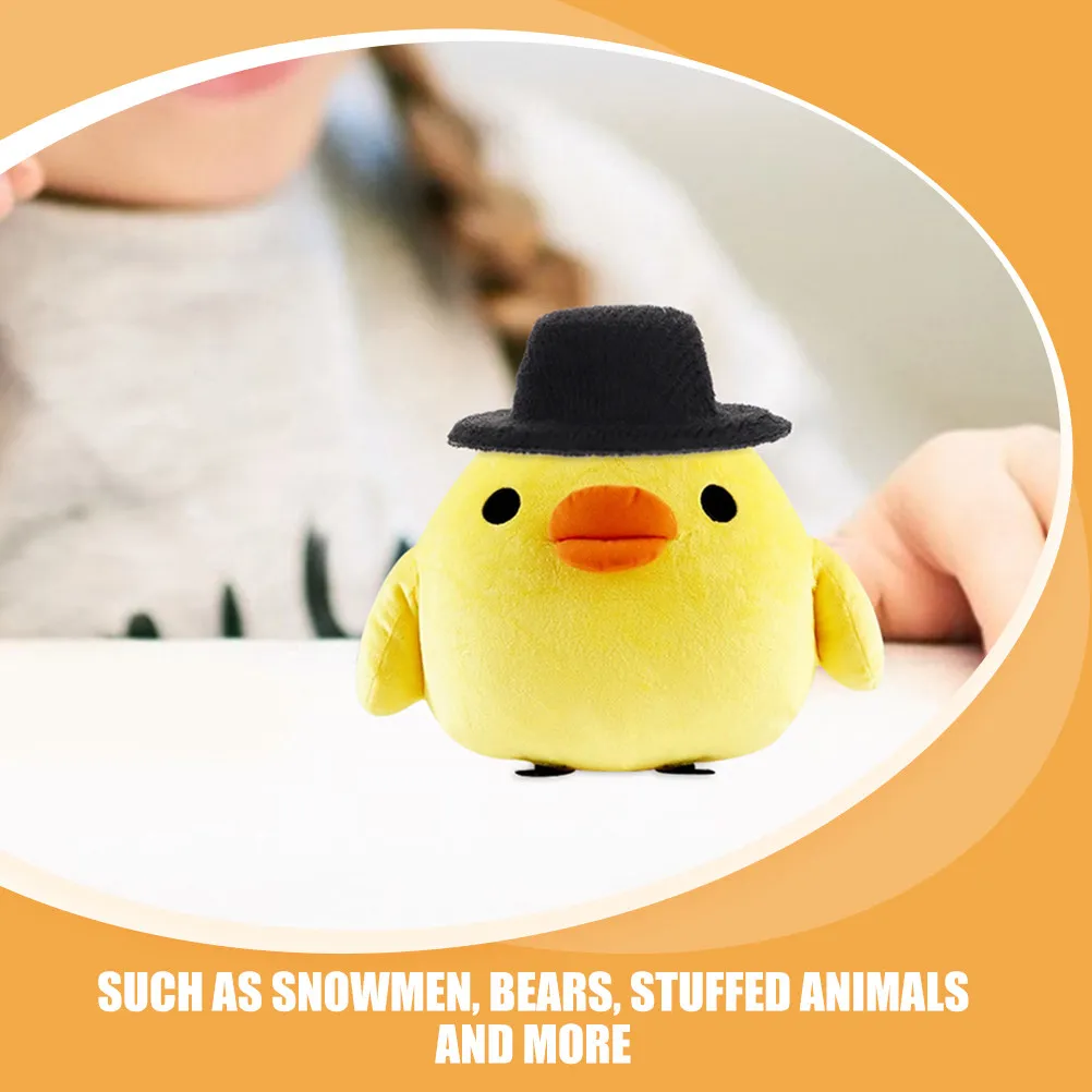 

5Pcs Mini Top Hats Small Lightweight Miniature Hats for DIY Craft Party Supplies Adorable Tiny Hat Accessories