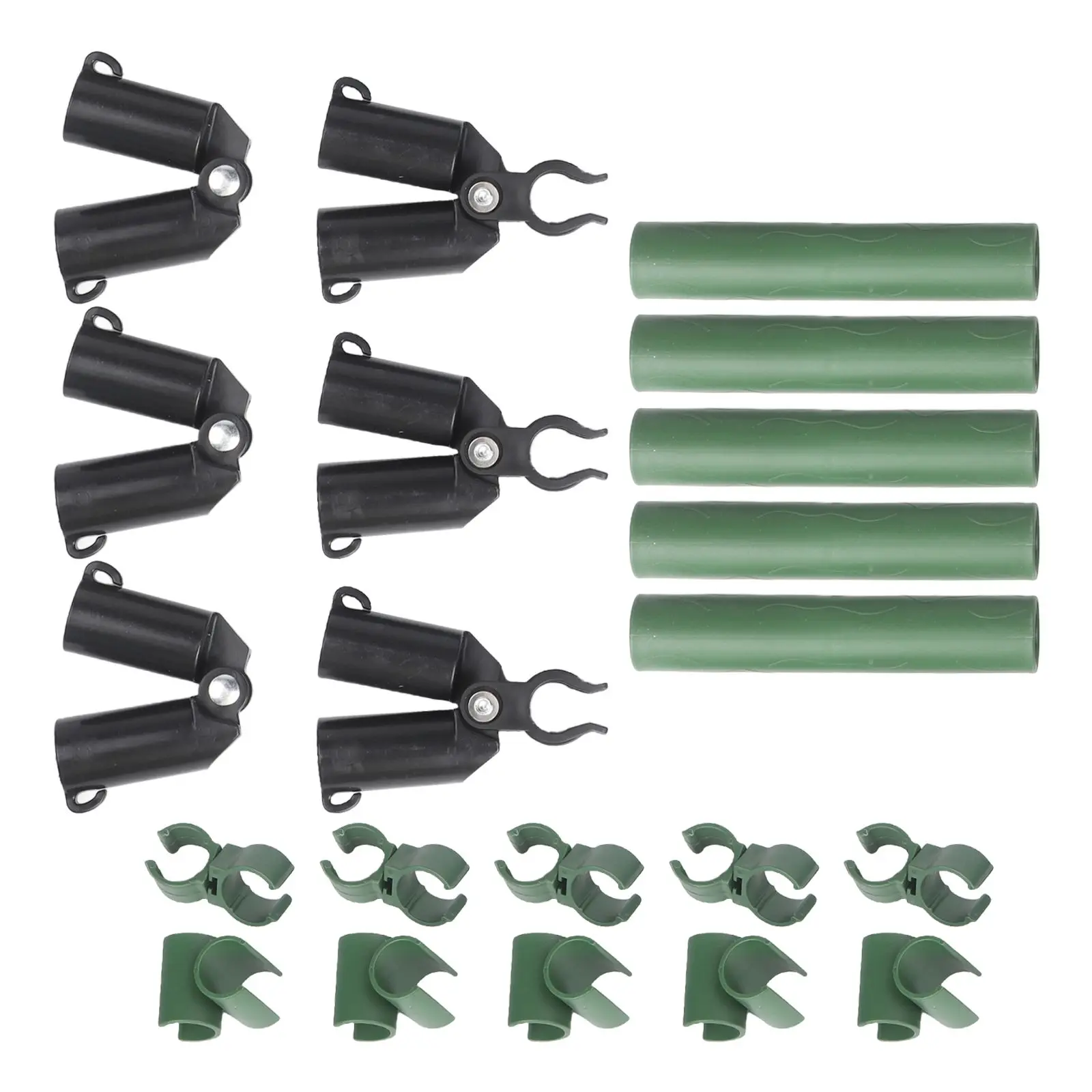 21pcs Adjustable Plant Garden Trellis Connector Buckle Clips Set Greenhouse 20mm Plastic Clips Plant Support Fixed Connector