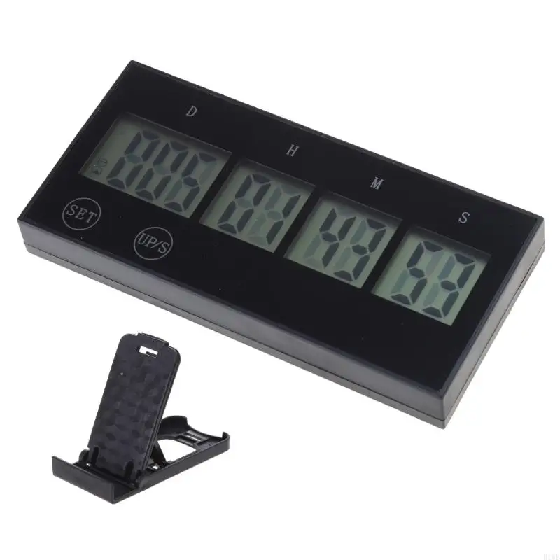 R1WB Digital Countdown Days Timer atualizado relógio contagem regressiva dias para férias