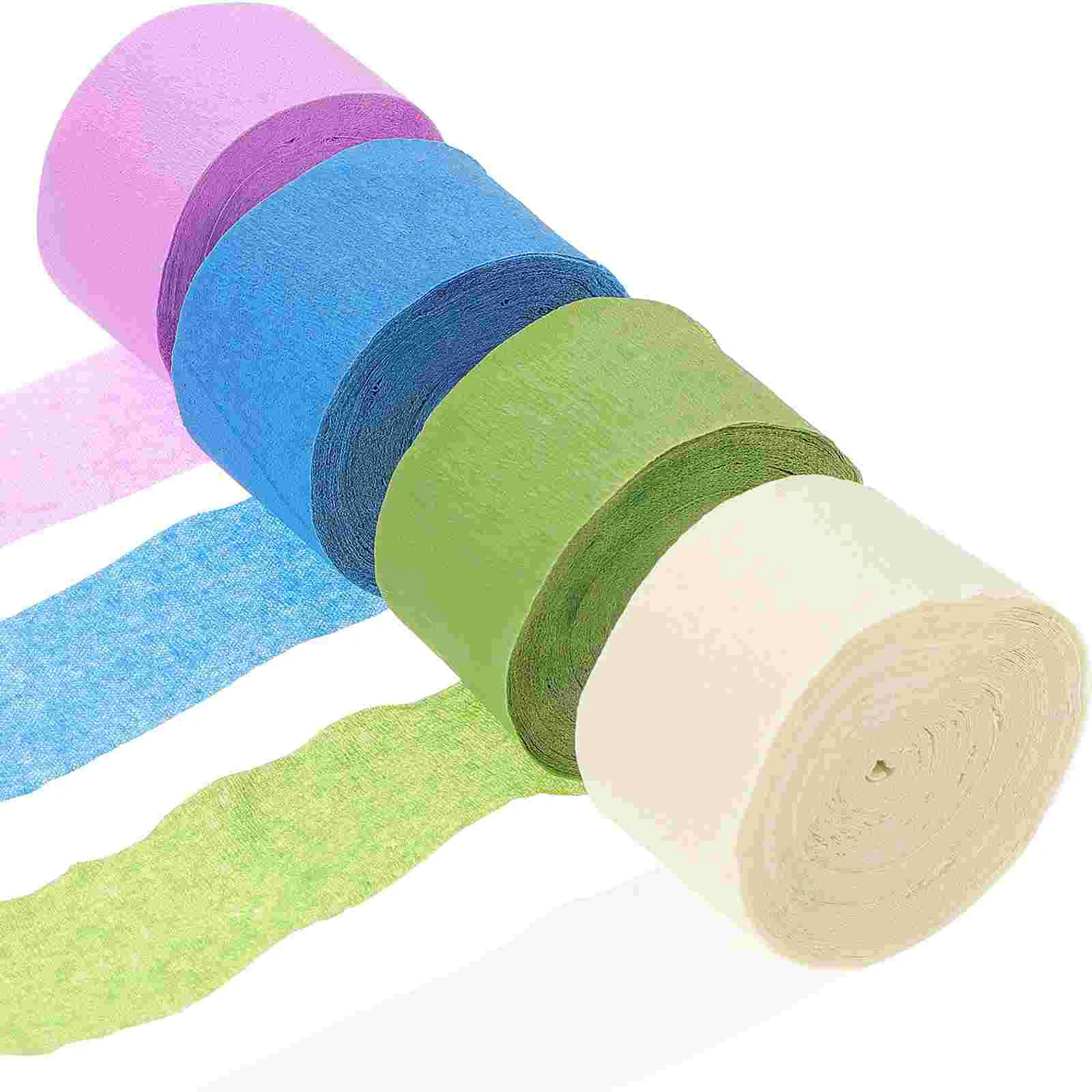 

4 Rolls Decor Crepe Paper Party Supplies Streamer Decorations Baby Shower Streamers Wedding