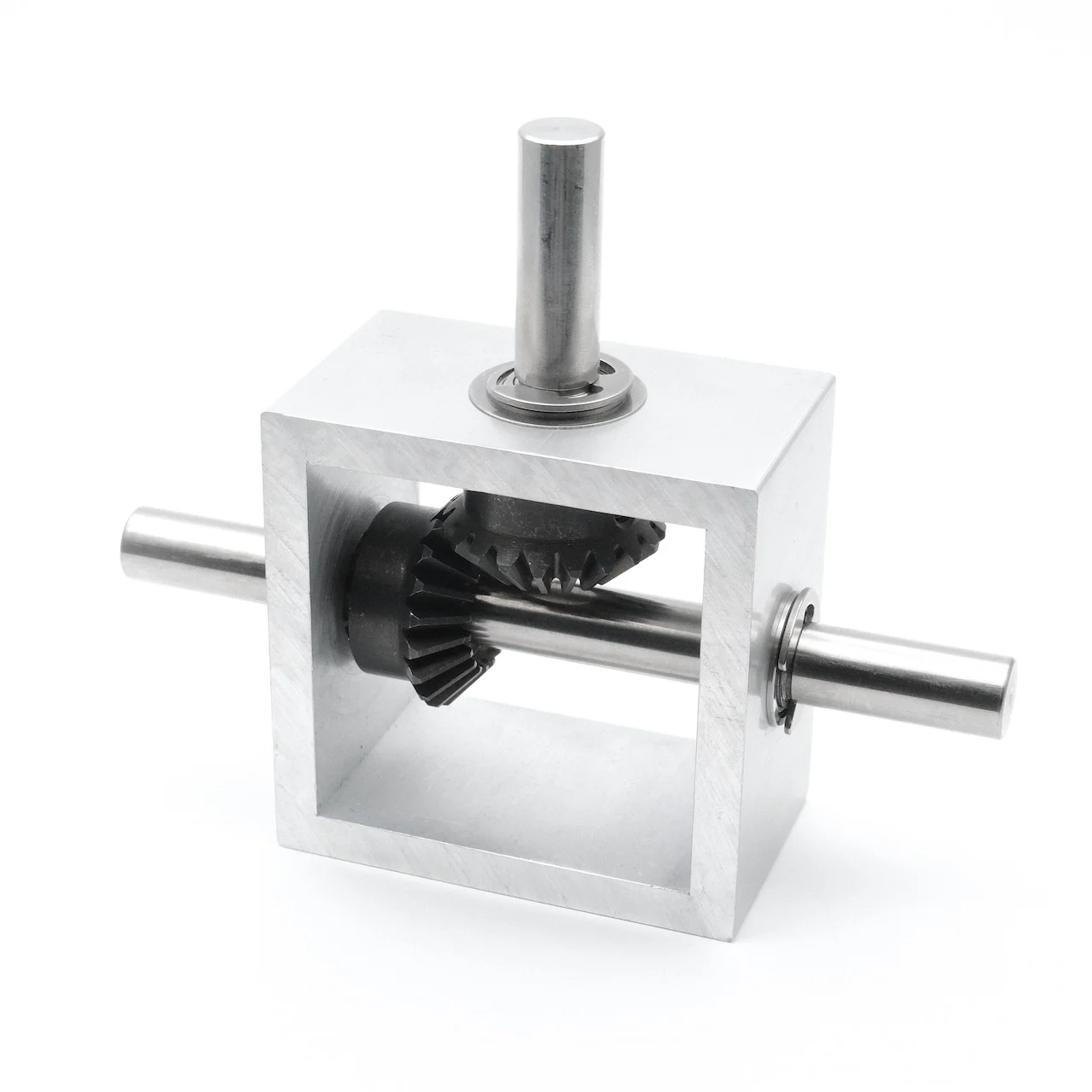 

1:1 Angle Device 90° Right Angle Bevel Gear Gearbox 10MM Shaft 1.25M 20T Corner Detector Small Reversing Parts