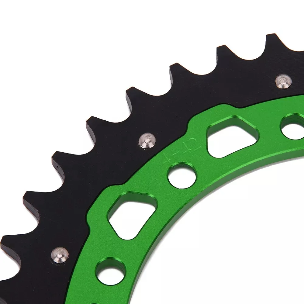 

Motorcycle accessories Sprocket Rear Green Motorcycle Steel T / 51 Fits For Kawasaki KDX200 83-06 2002