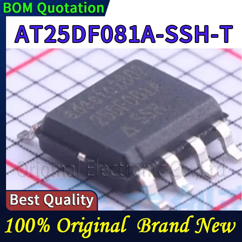 10pcs/lot AT25DF081A-SSH-T Original  In stock High quality