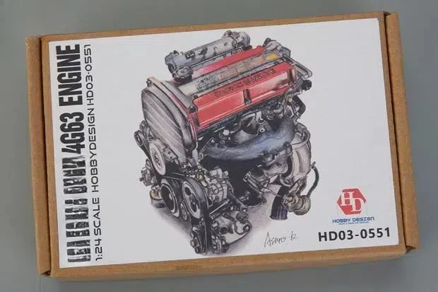 

HobbyDesign 1:24 4G63 Engine Model HD03-0551 Modifying and Assembling Model Accessories