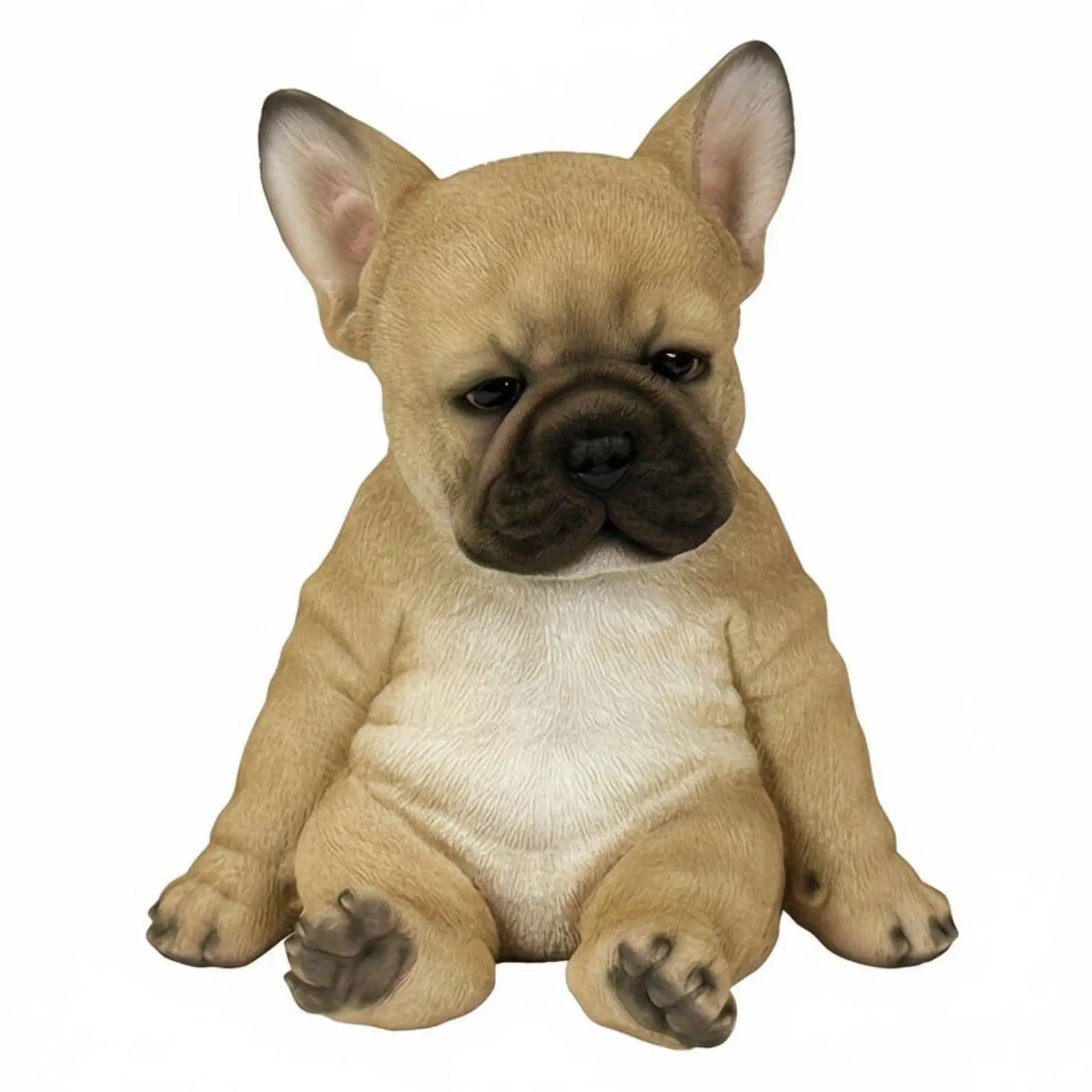 Charming Bulldog Resin Figurine Dog Decorative Statue for Room Decor Shelf Accent Garden Ornament Handcrafted Sculpture for Dog