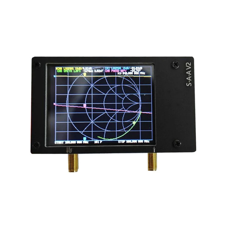 2.8 Inch Nanovna Vector Network Analyzer S-A-A V2 Spectrum Analyzer Supports 50Khz-3Ghz Antenna Network Analyzer CNIM Hot