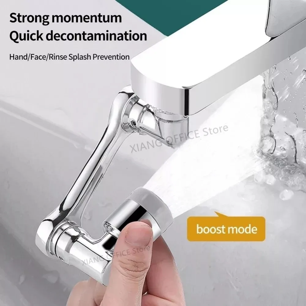 NEW 1080° Rotating Water Faucet Adapter Splash Universal Kitchen Faucet Bubbler Nozzle Water Saver 22/24mm Tap Extender