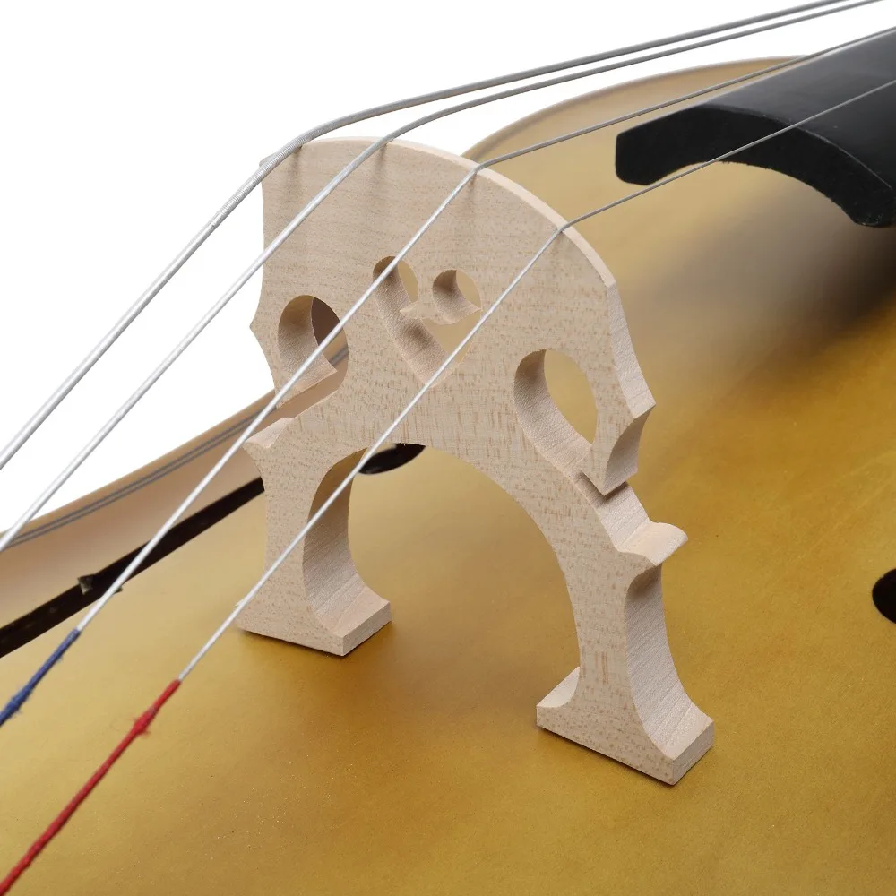 جديد 4/4 احترافي لليد اليمنى من خشب الزيزفون الذهبي غير اللامع مع حقيبة #3