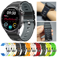 22mm Soft Silicone Strap for Realme Watch 3 2 S Pro S2 Smart Watch Band for Xiaomi Huami Amazfit BALANCE 2 Bip 6 Sports Bracelet