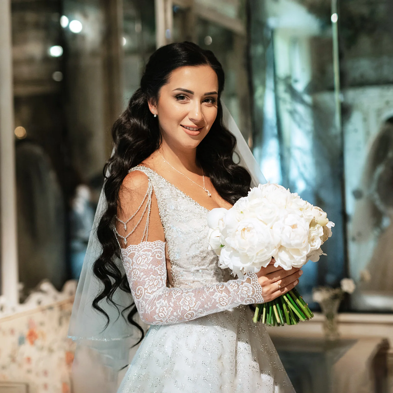 

2 пары кружевных рукавов с цветочным принтом, элегантные длинные рукава до локтя, свадебная вечеринка, защита рук, кружевные длинные перчатки