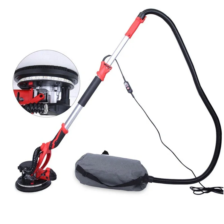 750W 220V 225mm Handheld LED Folded Electric Drywall Sander