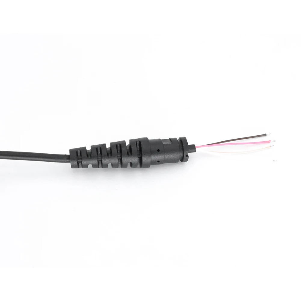 Kabel PTT 4-Wire dengan Speaker dan Pegas, Kabel Mikrofon Genggam 2-pin untuk Motorola GP3688 GP88 untuk Hytera Wakie Talkie
