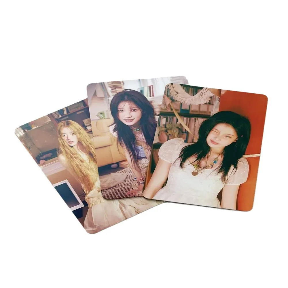 55Pcs/Set ILLIT Idol Girl New Album I’LL LIKE YOU HD Printd Lomo Cards YUNAH MINJU MOKA WONHEE IROHA Photocards Fans Gifts